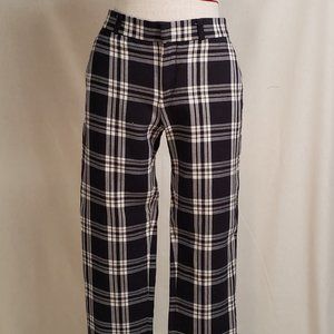 Banana Republic Avery Slim Plaid Pants